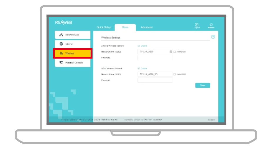 Router setup - RSAWEB Shop