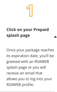 Prepaid splash