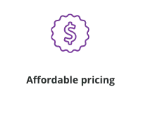 Affordable pricing