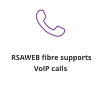 RSAWEB Fibre supports VoIP calls