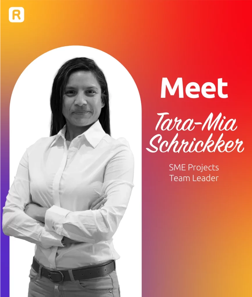 Tara-Mia Schrickker, SME Projects Team Leader at RSAWEB, IT Girl.