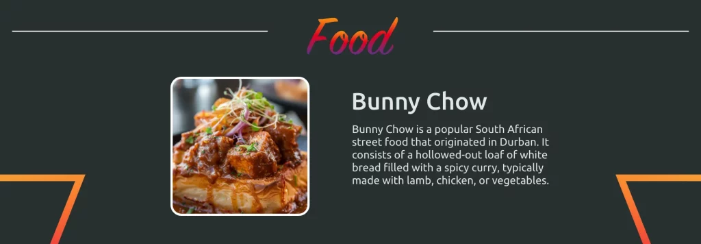 Bunny chow filled with curry