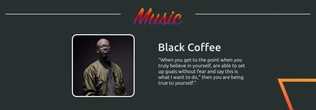 South African DJ Black Coffee