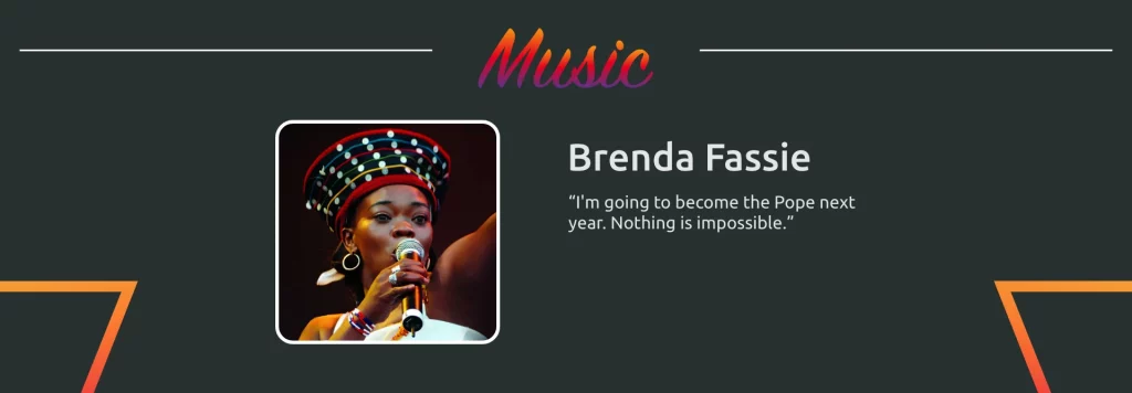 Brenda Fassie, South African music icon