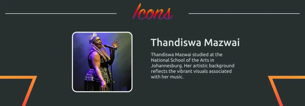 Thandiswa Mazwai performing live.