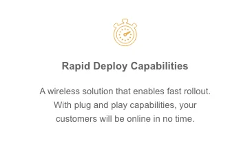 Rapid Deploy Capabilities