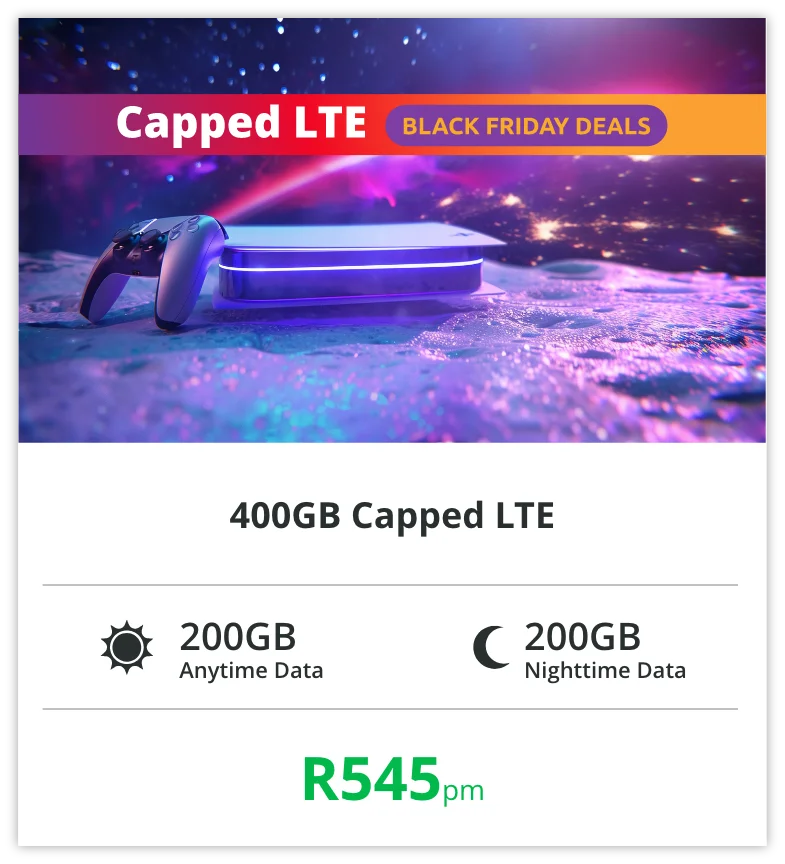 Capped LTE 400GB