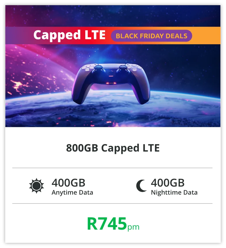 Capped LTE 800GB