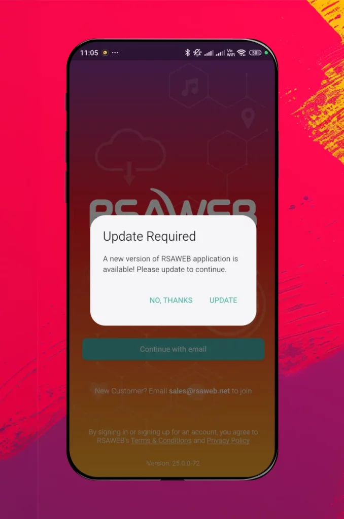 Appmobi Rsa How to Log In to the RSAWEB Mobile App - RSAWEB Shop