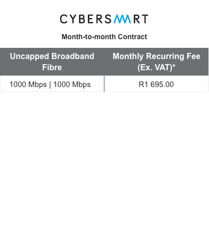 Cybersmart SME FTTB packages_Nov12