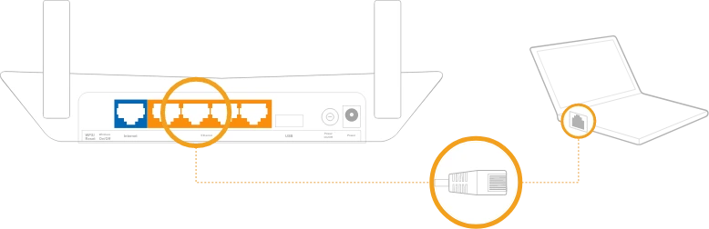 TP-Link connect bia cable