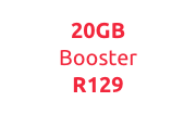20GB LTE Booster package for RSAWEB