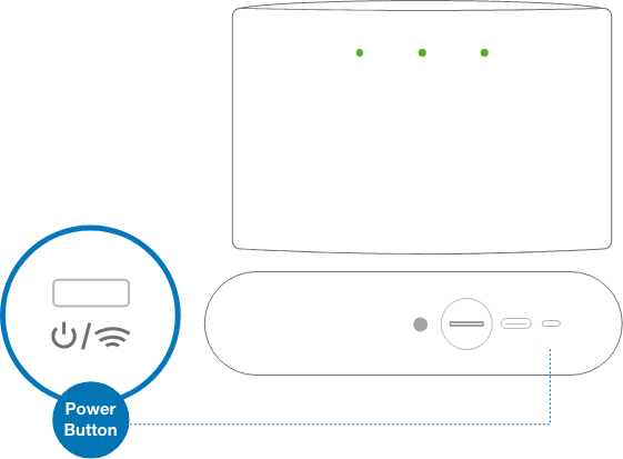 TP-Link back of router